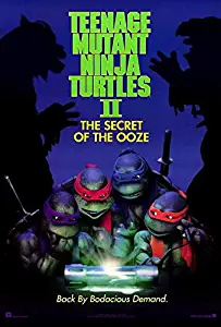 Teenage Mutant Ninja Turtles 2: The Secret of the Ooze Movie POSTER 27 x 40, Francois Chau, David Warner, A, MADE IN THE U.S.A.