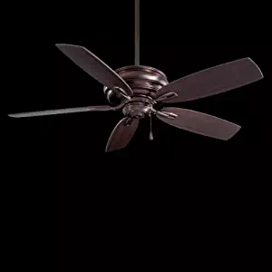 Minka-Aire F614-DBB, Timeless 54" Ceiling Fan, Dark Brushed Bronze Finish with Dark Maple Blades