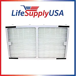 LifeSupplyUSA Replacement HEPA Air Purifier Filter Compatible with LOWESRAPF-C-4, LOWESRAPF-U-6, 302654, 302656, 302655