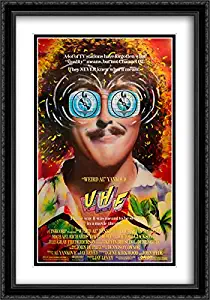 UHF 28x40 Double Matted Large Black Ornate Framed Movie Poster Art Print