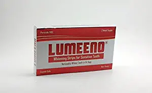 Lumeeno Zero Peroxide Gentle Teeth Whitening Strips (28 Strips) with Teeth Shade Guide