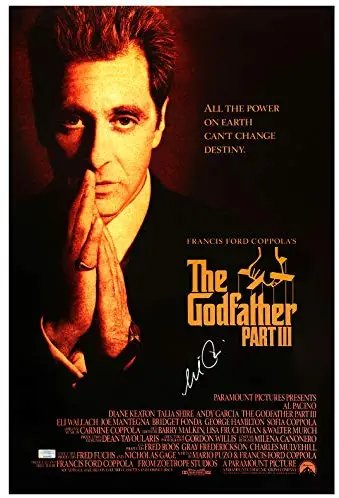 Al Pacino Autographed The Godfather: Part III 16x24 Movie Poster