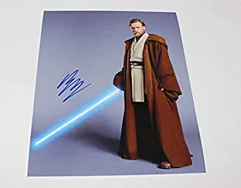 Star Wars Episode I: The Phantom Menace Obi-Wan Kenobi Ewan McGregor Signed Autographed 11x14 Glossy Poster Photo Loa