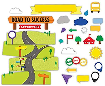 Eureka Learning Adventure Road to Success Mini Bulletin Board Set (847536)