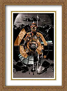 Ender's Game 28x38 Double Matted Large Large Gold Ornate Framed Movie Poster Art Print