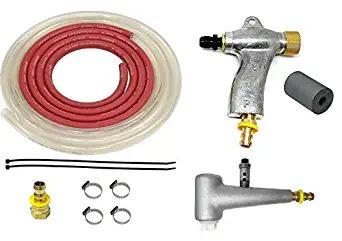 Blastline Suction Blast Cabinet Gun and Metering Valve Kit with 1/4" Orifice (#4) Tungsten Carbide Nozzle