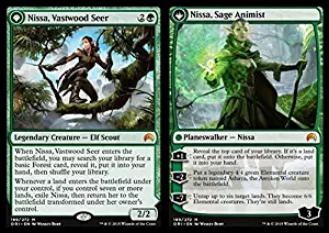 Magic: The Gathering - Nissa, Vastwood Seer // Nissa, Age Animist (189/272) - Origins