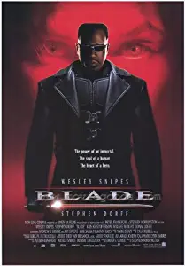 Blade Movie Poster (27 x 40 Inches - 69cm x 102cm) (1998) -(Wesley Snipes)(Stephen Dorff)(Kris Kristofferson)(N'Bushe Wright)(Donal Logue)(Udo Kier)