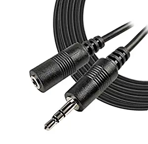 iMBAPrice 50 Feet Professional Quality Nickel Plated 3.5 mm Male/Female Stereo Audio Extension Cable