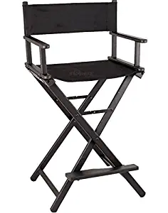 Studio Director Chair - Black- #1 PRO MAKEUP Store Since 1999