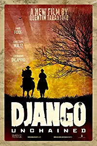 Django Unchained Movie Poster (Quentin Taratino, Jamie Foxx) - 24x36" (60.96 x 91.44 cm)