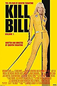 Buyartforless Framed Quentin Tarantinos Kill Bill Vol 1 Uma Thruman 36x24 Movie Art Print Poster Martial Arts