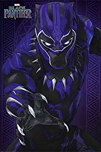 Black Panther - Marvel Movie Poster/Print (Glow) (Size: 24" x 36")