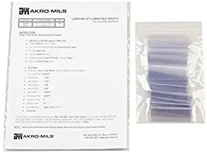 Akro-Mils Card Stock Holder - For Use With: 30040, 30048, 30080, 30088, 30090, 30094, 30098, 30210, 30220, 30224 - 29301 [PRICE is per PACK]