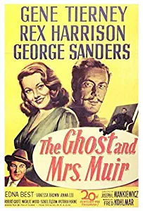 MariposaPrints 67089 The Ghost and Mrs. Muir Movie Gene Tierney Decor Wall 24x18 Poster Print