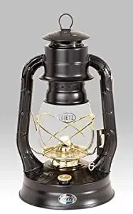 Dietz #8 Air Pilot Oil Burning Lantern (Black with Gold)