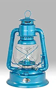 Dietz #1 Little Wizard Oil Lamp Burning Lantern Blue