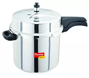 Prestige PDSSPC10 Deluxe Stainless Steel Pressure Cooker 10 Liter Silver