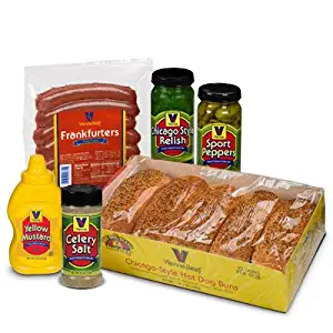 Vienna Beef - Natural Casing Chicago Style Hot Dog Kit 10 PACK