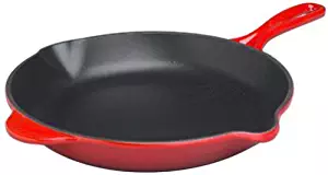 Le Creuset Enameled Cast-Iron 11-3/4-Inch Skillet with Iron Handle, Cherry