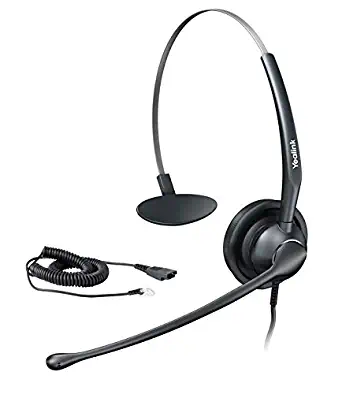 Yealink [6-Pack] YHS33 Headset with Enhanced Noise Canceling (YHS33-6)