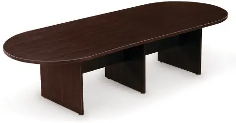 10' Racetrack Conference Table Espresso Mocha